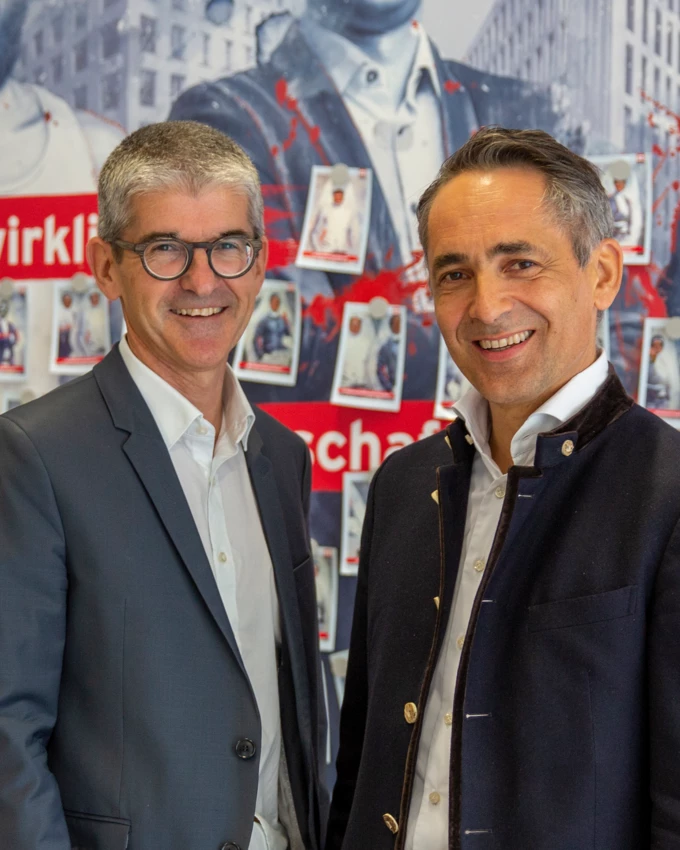 Ernst Thurnher and Hubert Rhomberg, the two Managing Directors of the Rhomberg Holding, reflected on the very successful 2018/2019 financial year. Ernst Thurnher and Hubert Rhomberg, the two Managing Directors of the Rhomberg Holding, reflected on the very successful 2018/2019 financial year.
